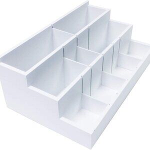 Desk Maid DSST-6697 Totally Tiffany-Die and Stamp Organizer White